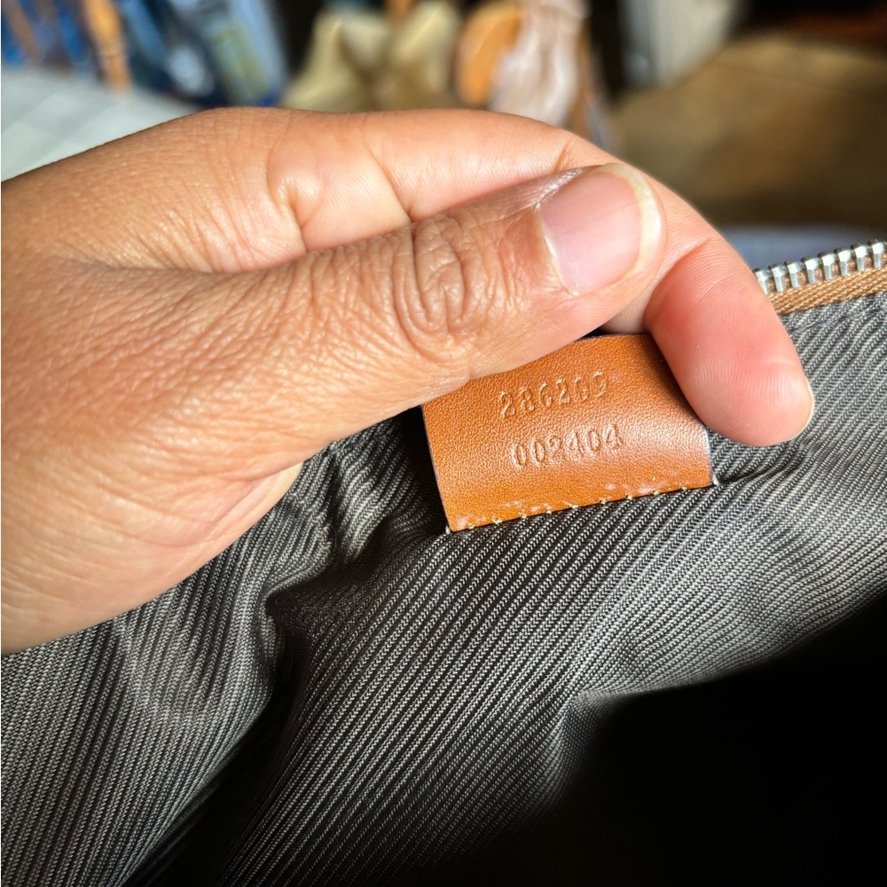 ❤️💲Gucci Red Cosmetic Nylon Large Bag ❤️💲 - Picture 12 of 12